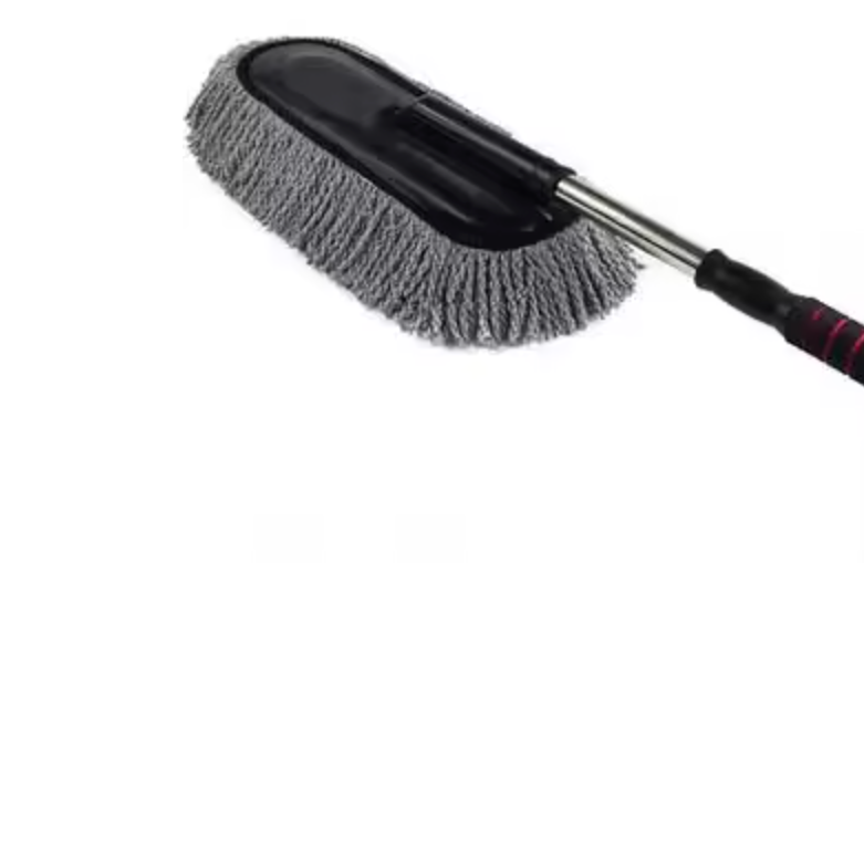 Scratch-Free Microfiber Car Duster with Extendable Handle